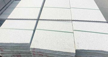 广东芝麻白毛板，石材毛板