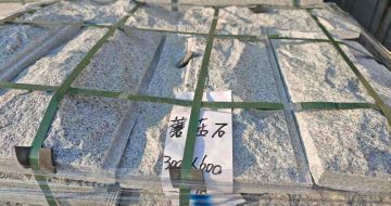 广东芝麻白蘑菇石，自然面