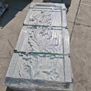 广东芝麻白别墅外墙雕刻版