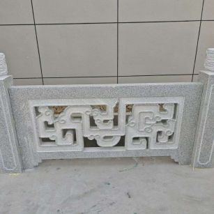广东芝麻白河道栏杆 桥栏杆