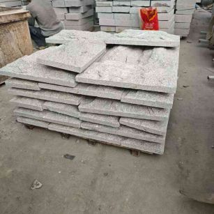 广东芝麻白蘑菇石，自然面