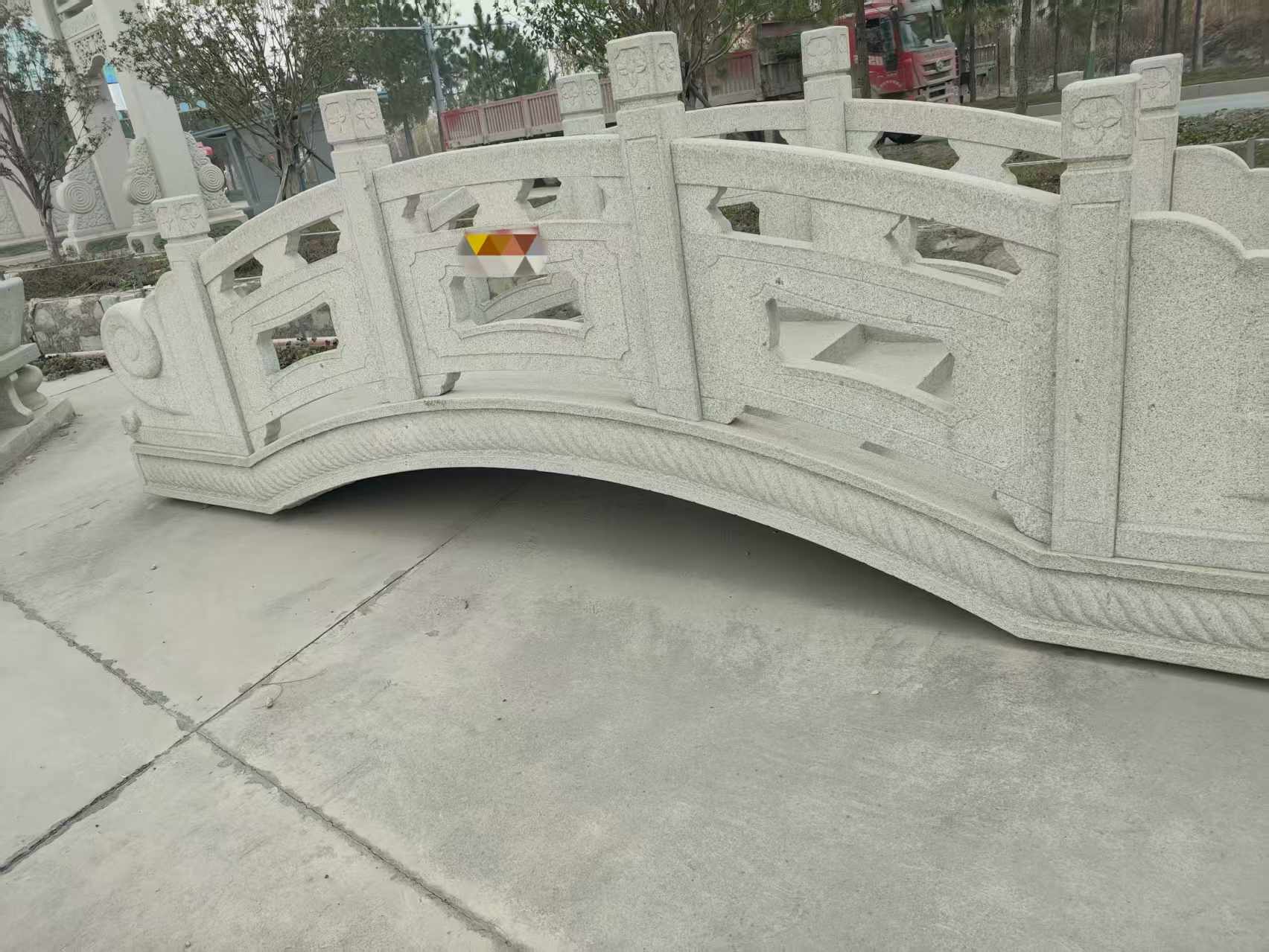 广东芝麻白拱桥，石桥