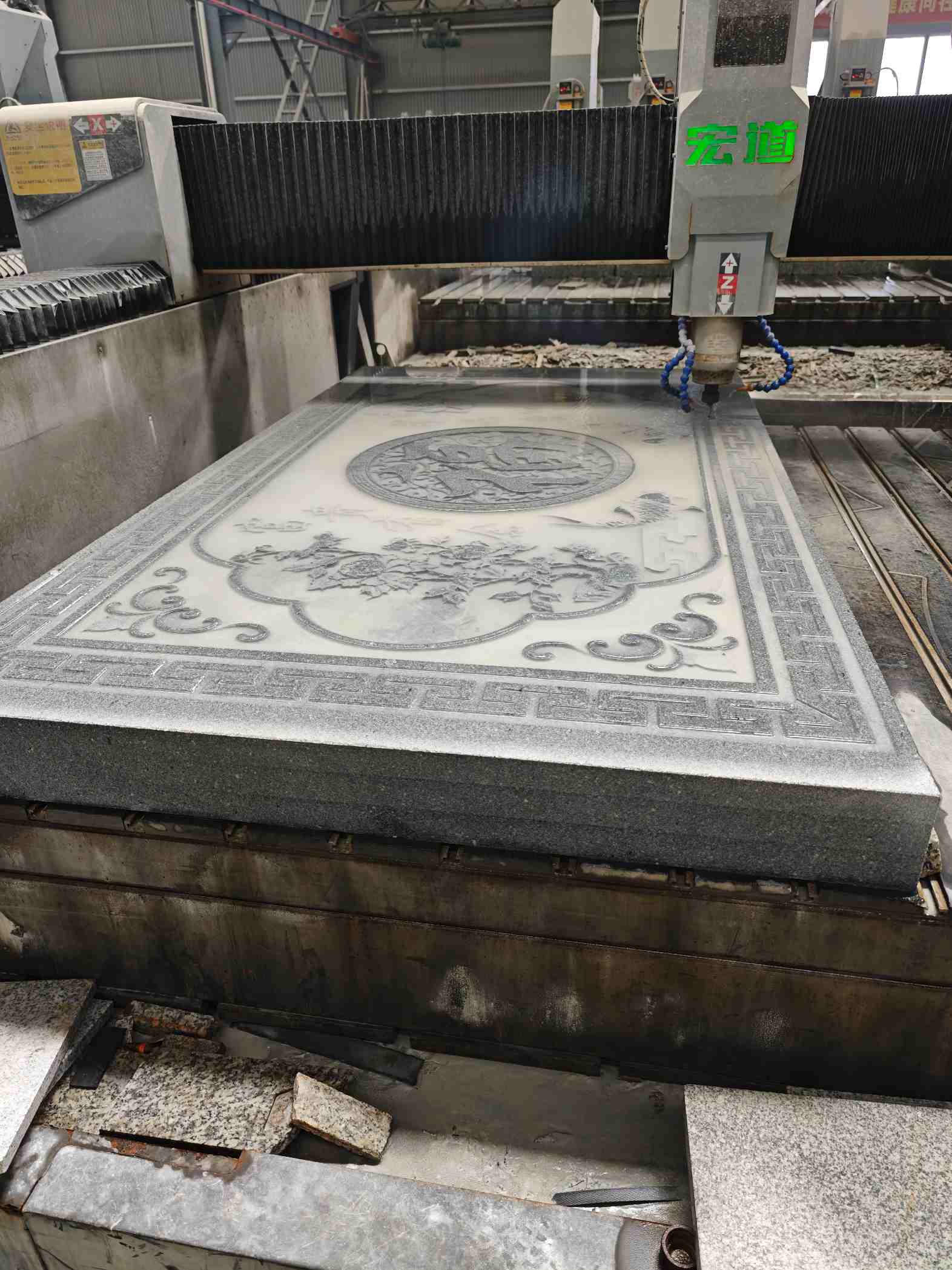 广东芝麻灰雕刻版异形雕刻异形定制